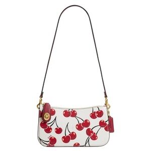 NWT Coach White and Red Cherry Shoulder Bag